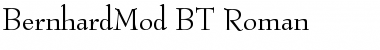 BernhardMod BT Roman Font
