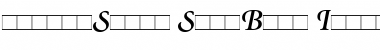 MinionSwash-SemiBold Semi BoldItalic Font