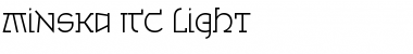 Minska ITC Light Font