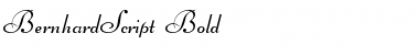 BernhardScript Bold Font