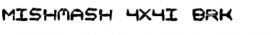 Mishmash 4x4i BRK Regular Font