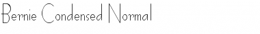 Bernie Condensed Normal Font