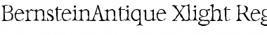 BernsteinAntique-Xlight Regular Font