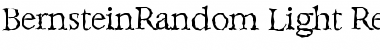 BernsteinRandom-Light Regular Font