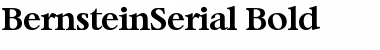 BernsteinSerial Font