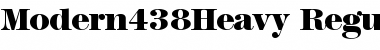 Modern438Heavy Regular Font