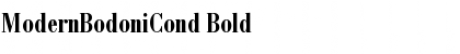 ModernBodoniCond Font