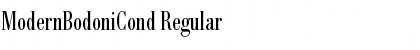 ModernBodoniCond Regular Font