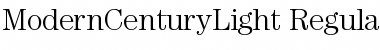 ModernCenturyLight Regular Font