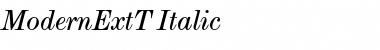 ModernExtT Italic