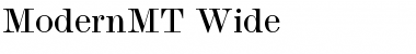 Download ModernMT Wide Font