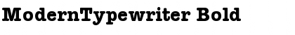 Download ModernTypewriter Font