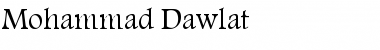 Mohammad Dawlat Regular Font