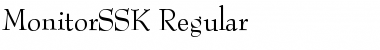 MonitorSSK Regular Font