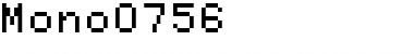 mono 07_56 Font