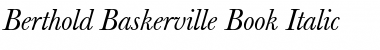 Berthold Baskerville Book Font