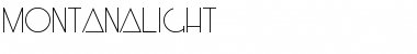 MontanaLight Normal Font