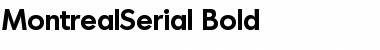 MontrealSerial Font