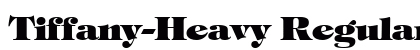 Tiffany-Heavy Regular font free download