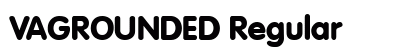 VAGROUNDED Regular font free download