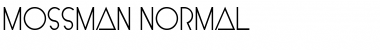 Mossman Normal Font