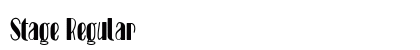 Stage Regular font free download