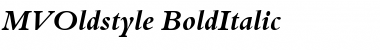 MVOldstyle BoldItalic Font