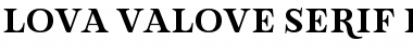 Lova Valove Serif Regular Font