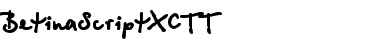 Download BetinaScriptXCTT Font
