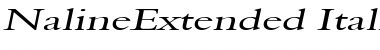 NalineExtended Italic Font