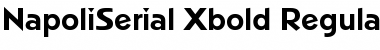 NapoliSerial-Xbold Regular Font