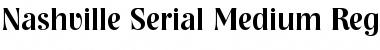 Nashville-Serial-Medium Font