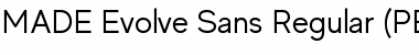 MADE Evolve Sans Regular Font