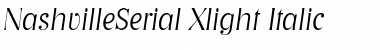 NashvilleSerial-Xlight Italic