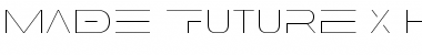 MADE Future X HEADER Font