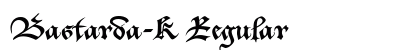 Bastarda-K Regular font free download