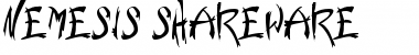 Nemesis Shareware Regular Font