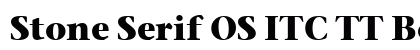 Stone Serif OS ITC TT Bold Preview