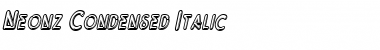 Neonz-Condensed Italic