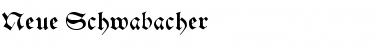 Neue Schwabacher Regular Font