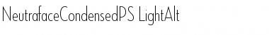 NeutrafaceCondensedPS Light Font