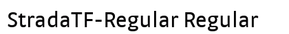 StradaTF-Regular Regular font free download