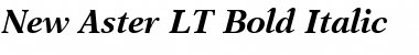 NewAster LT Bold Italic Font
