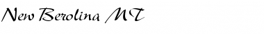 New Berolina MT Regular Font