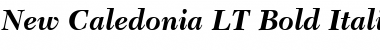 NewCaledonia LT Bold Italic Font