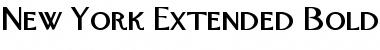 New York-Extended Bold Font