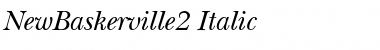 NewBaskerville2 Italic Font