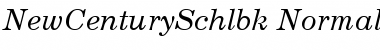 NewCenturySchlbk-Normal-Italic Font