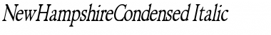 NewHampshireCondensed Italic