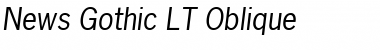 NewsGothic LT Italic